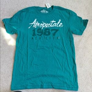 Aeropostale Men's Turquoise Graphic Tee